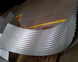Ring sheet 0.95mm lower w/hole/drop f/silo 2750